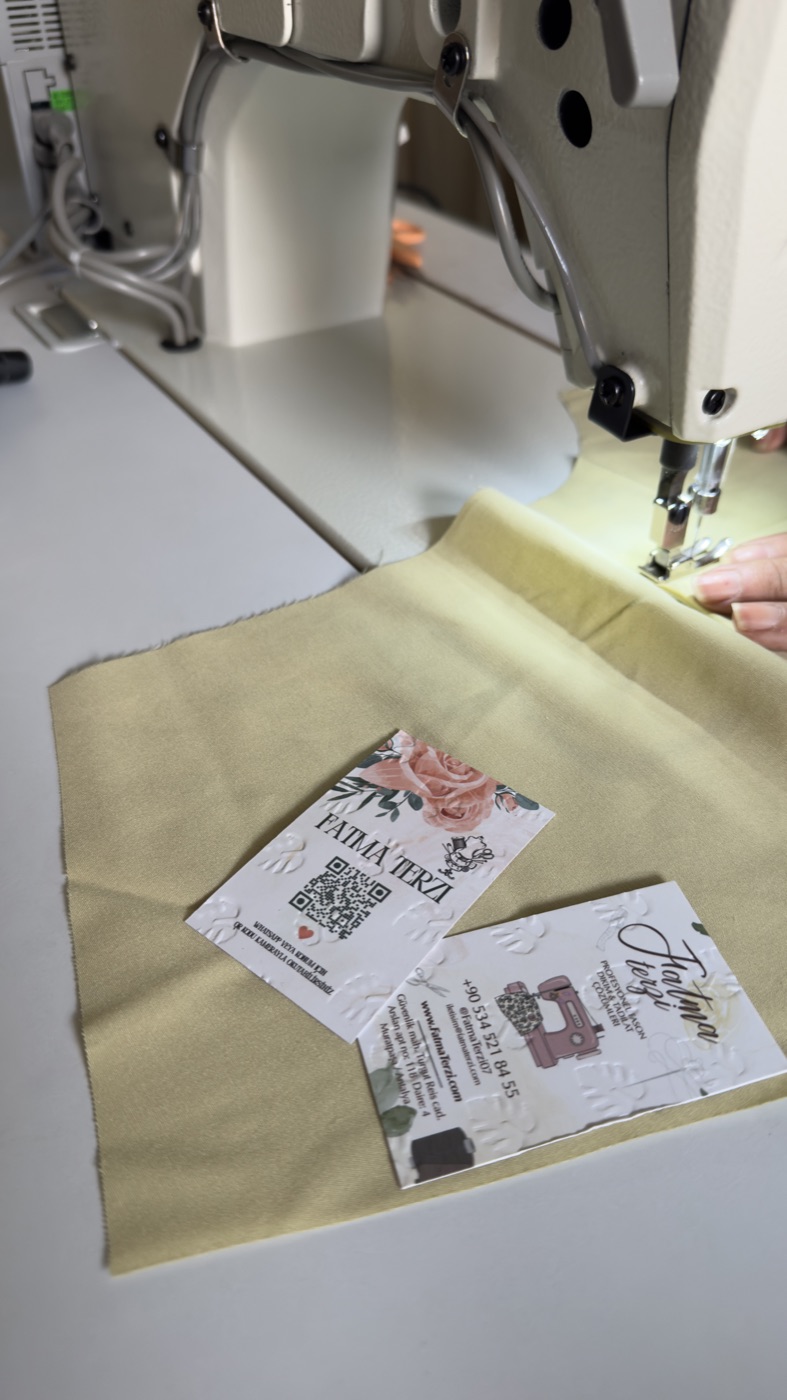 Fatma Terzi dikiş atölyesi Antalya Muratpaşa — çalışma alanı genel görünüm